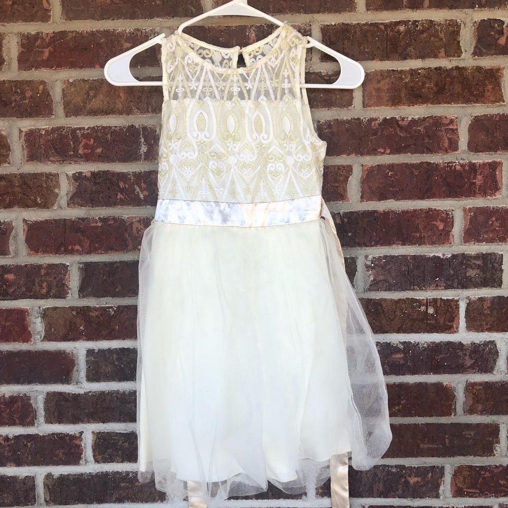 Little Girl’s My Michelle Shiny Fancy Dress Size 10